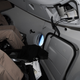 A view of the Crew Dragon waste management system (top right), as seen during the SpaceX Crew-2 mission to the ISS in April 2021. Not the small pair of scissors floating in the cabin.